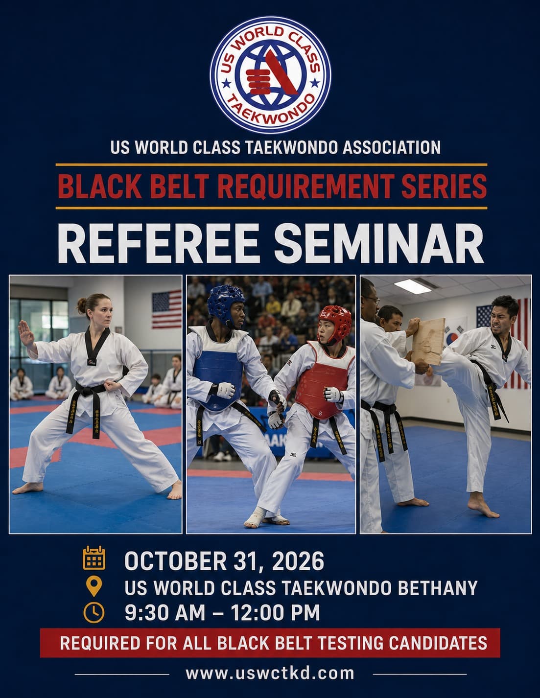 Black Belt Requirement Series Referee Seminar